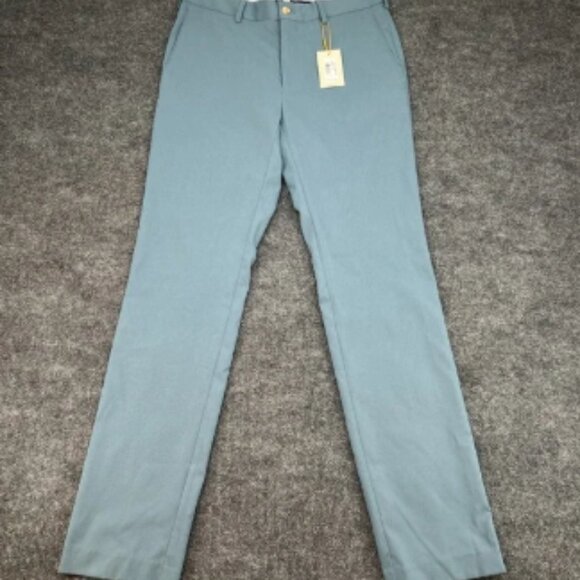 Peter Millar Crown Sport Eb77 Performance 5 Pocket Golf Pant Rainfall Blue 30x32 - Picture 2 of 6